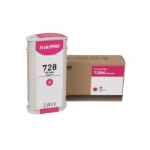 Kompatible Tintenpatrone F9J66A, no.728 M, 130ml für den Drucker HP (ORINK BULK)